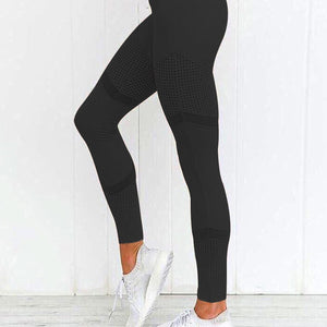 2020 Cross-border New Quick-drying Yoga Pants Double Mesh Sports Fitness Running Leggings Female Spot