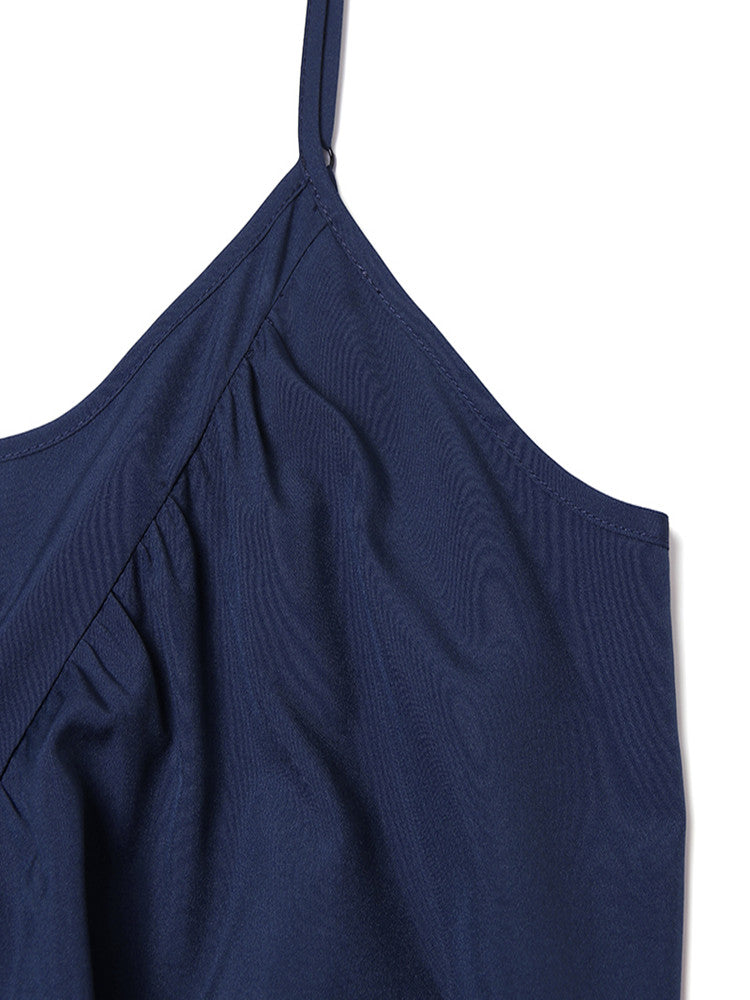 Womens Casual  Sleeveless Solid Summer Long Maxi Dress
