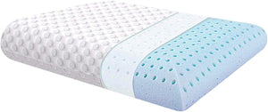 Ventilated Gel Memory Foam Pillow, Bed Pillows for Sleeping, Neck Support for Back, Stomach, Side Sleepers, CertiPUR-US