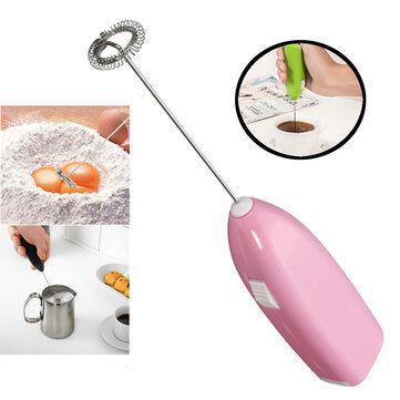 Kitchen Coffee Latte Chocolate Electric Milk Frother Handheld Foamer Whisk Mixer